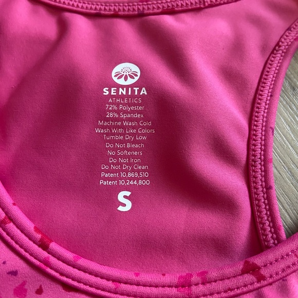 Senita Pink Sports Bra Size Small - Picture 3 of 4